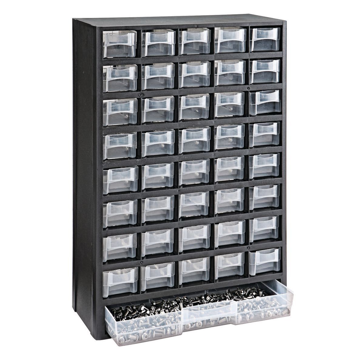 STOREHOUSE 40 Bin Organizer with Full Length Drawer