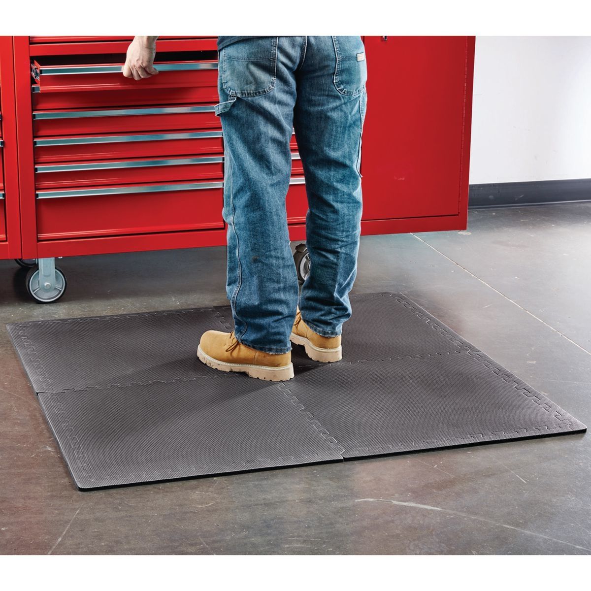 HFT Anti-Fatigue Foam Mat Set, 4 Pack