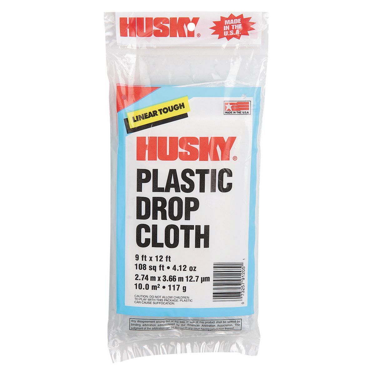 HUSKY 9 Ft. x 12 Ft. Disposable Drop Cloth