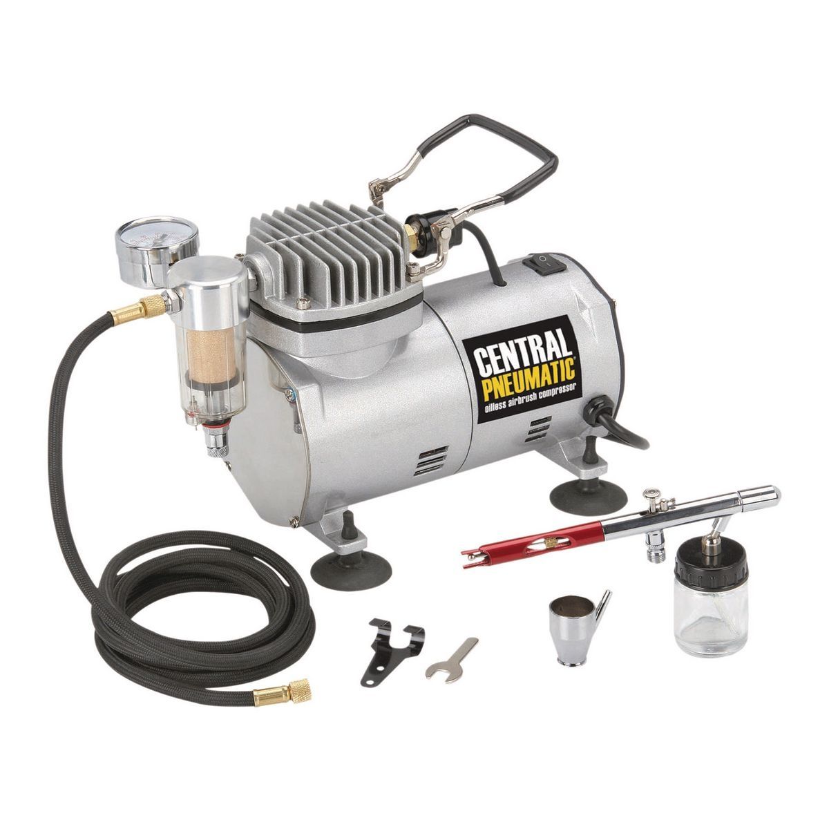 CENTRAL PNEUMATIC Airbrush Kit - Save on this Airbrush and Compressor Kit