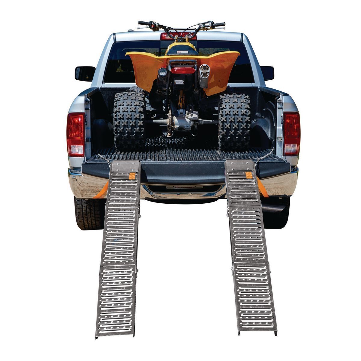 HAUL-MASTER Tri-Fold Load Ramps - Pair, 6 ft. x 9