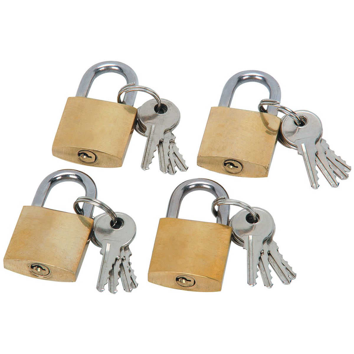 BUNKER HILL SECURITY 4 Piece Padlock Set