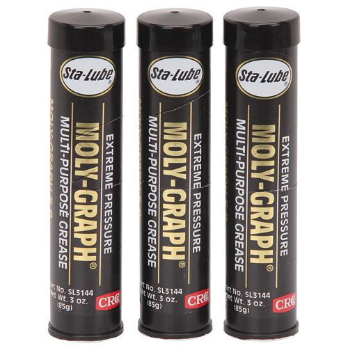 STA-LUBE 3 Oz. Moly-Graph? Extreme Pressure Multi-Purpose Lithium Grease, 3 Pc