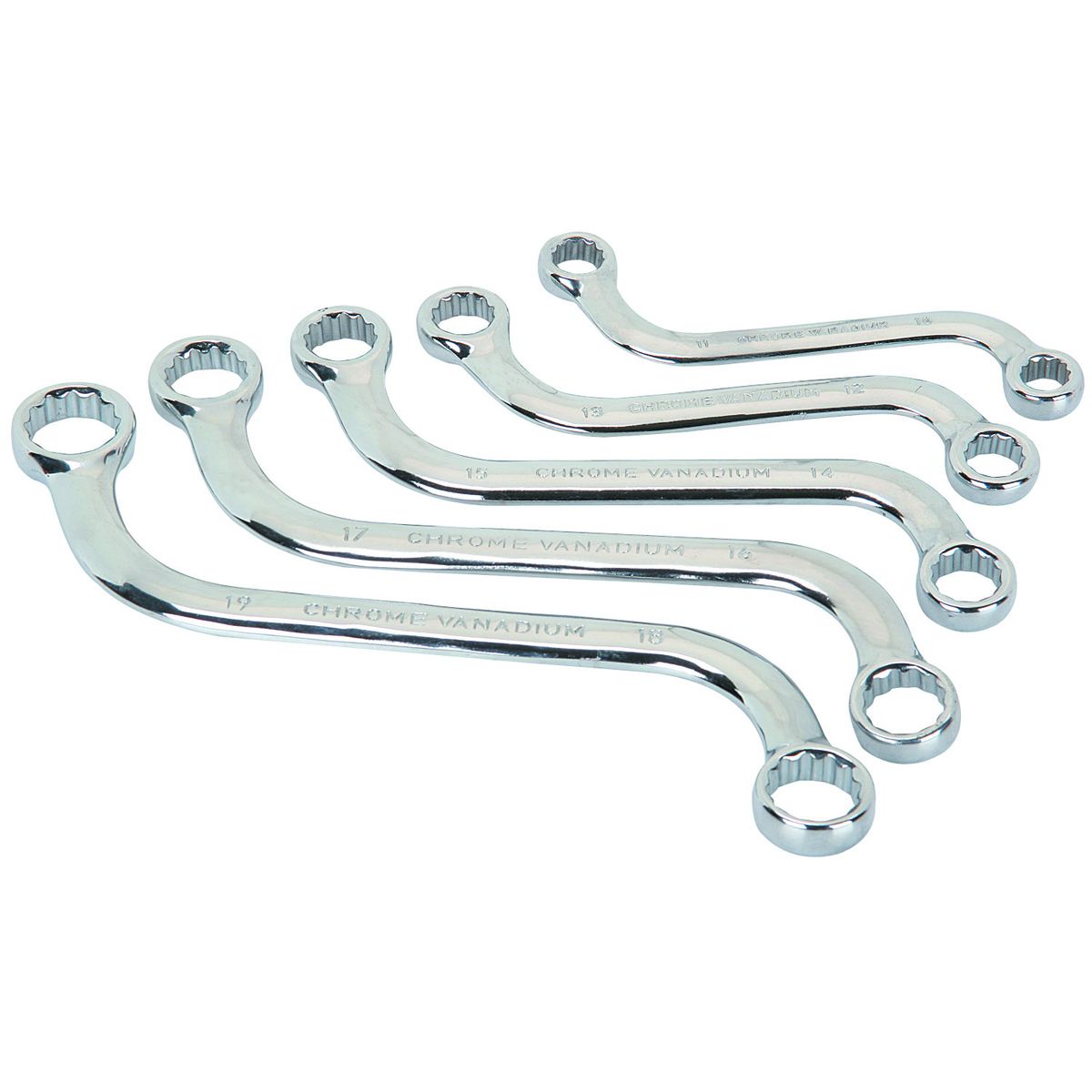 PITTSBURGH 5 Piece Metric S-Type Wrench Set